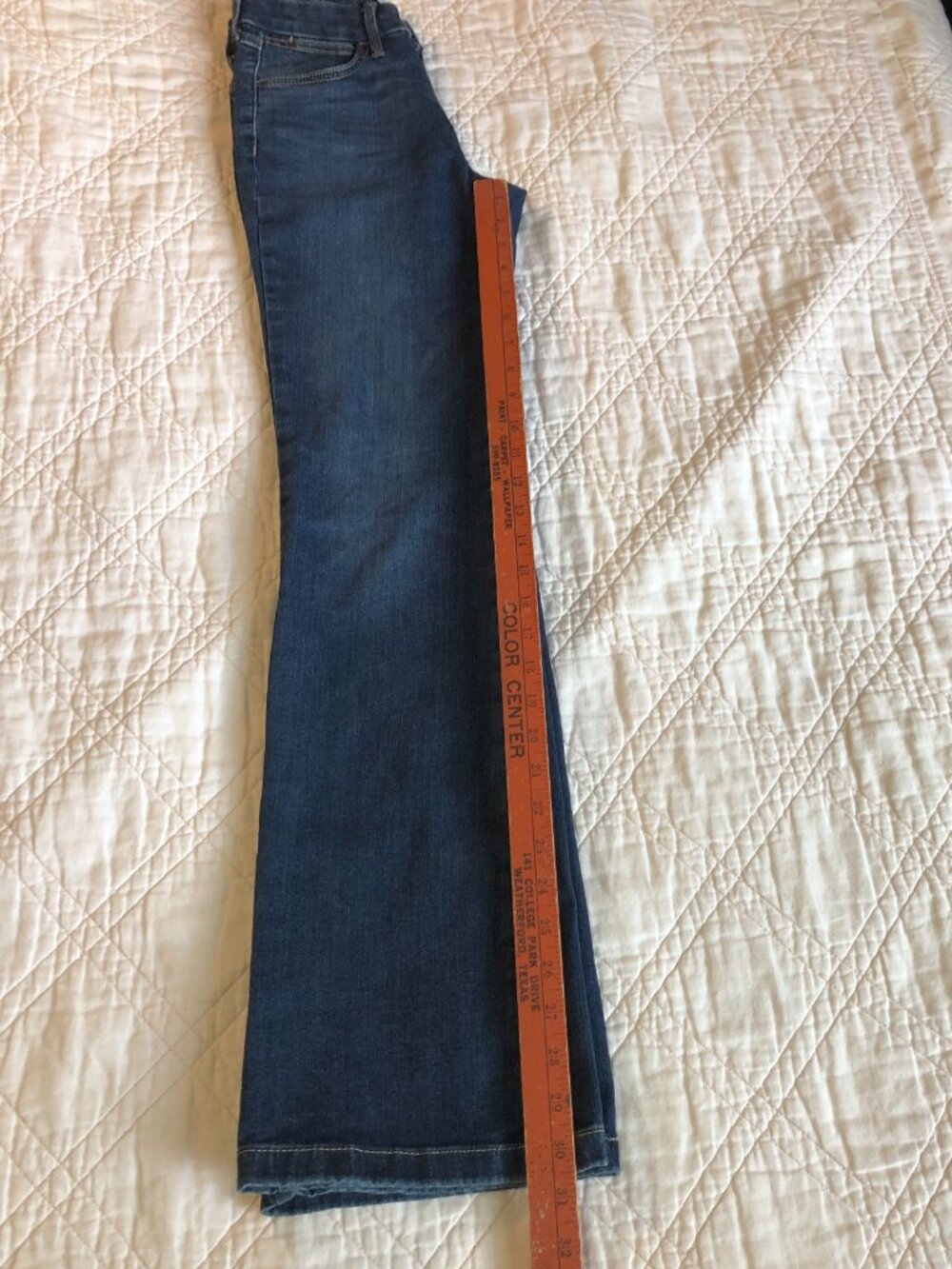 Wrangler Bespoke Boot Denim Girls/Big Girls Jeans, Size 26x32 - Picture 6 of 12